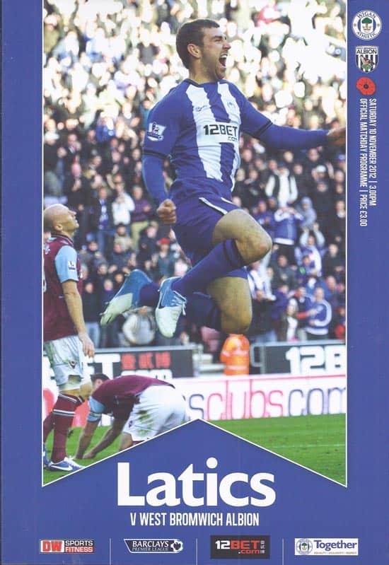 Wigan Athletic FC v West Bromwich Albion FC 